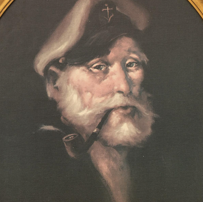Oval Sea Captain Portrait