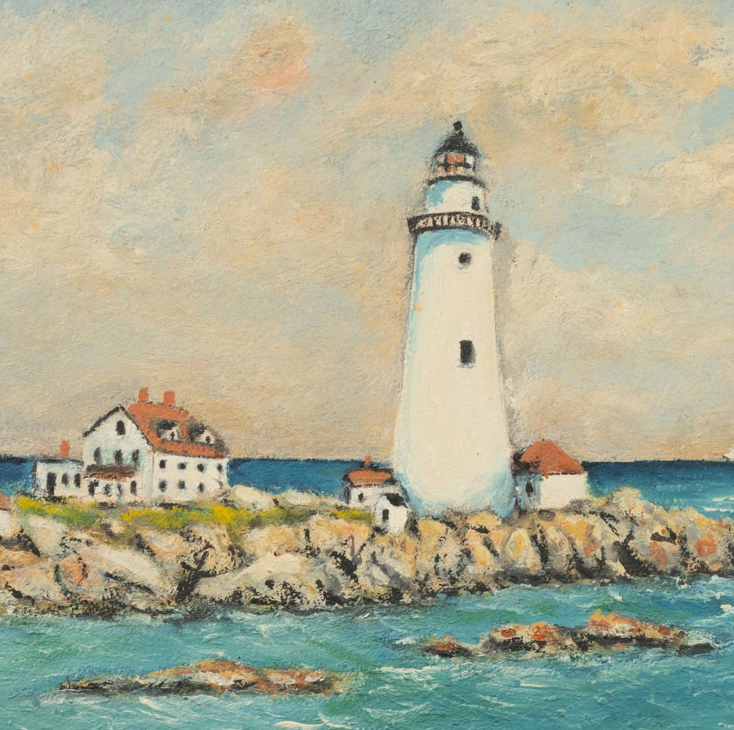 Portland Head Light Painting