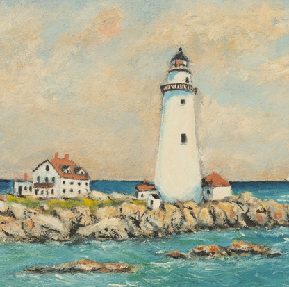 Portland Head Light Painting
