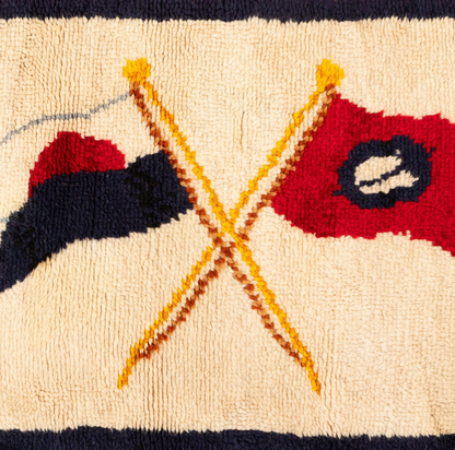 Hooked Burgee Rug