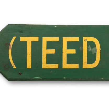 "TEED UP" Golf Sign