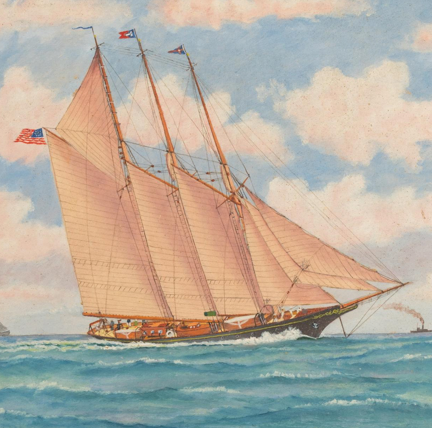 Sailing Sloop Painting