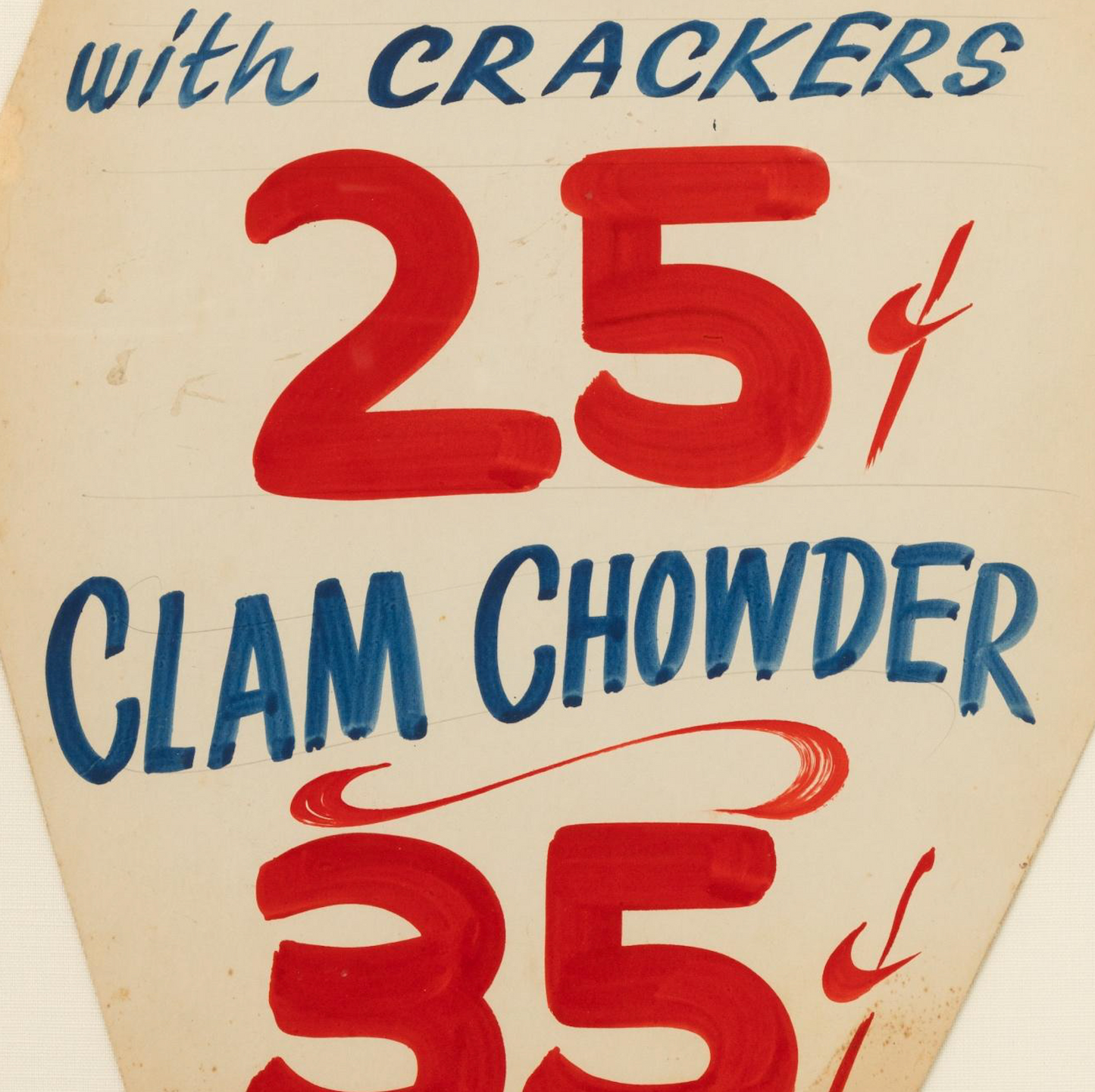 Soup and Chowder Sign