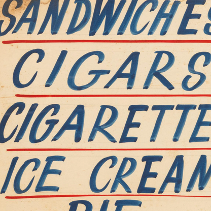 All the Necessities Grocery Sign