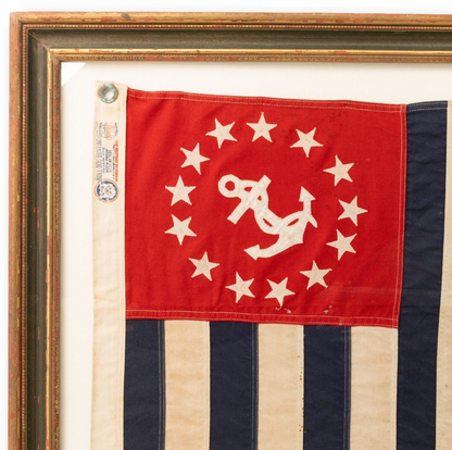 Large Framed Power Squadron Flag