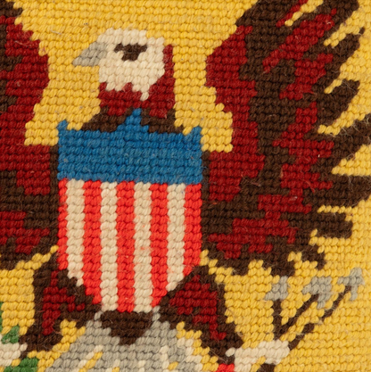 Needlepoint Eagle Pillow