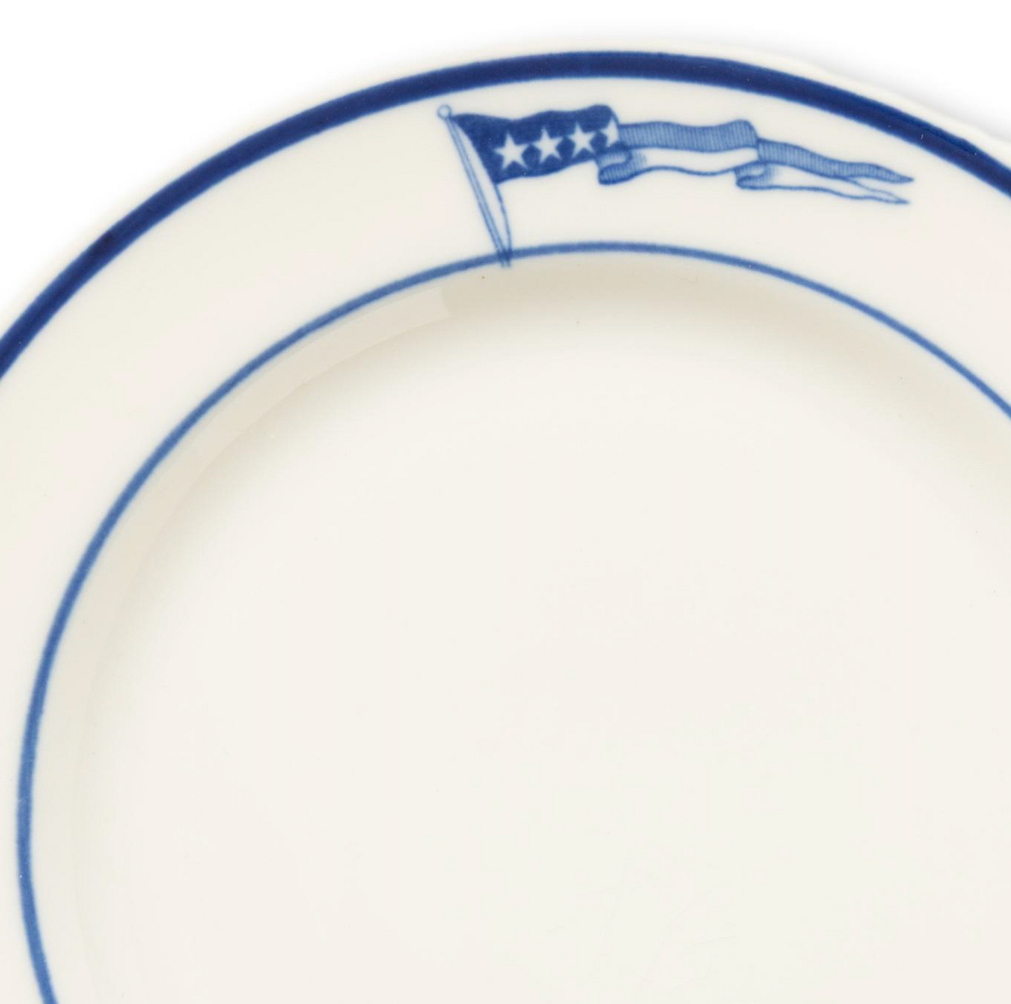 Blue and White Burgee Dish