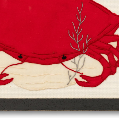 Framed Crab Cocktail Napkin