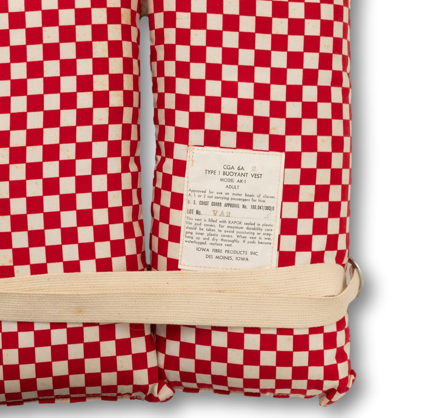 Checkered Life Vest (Adult)