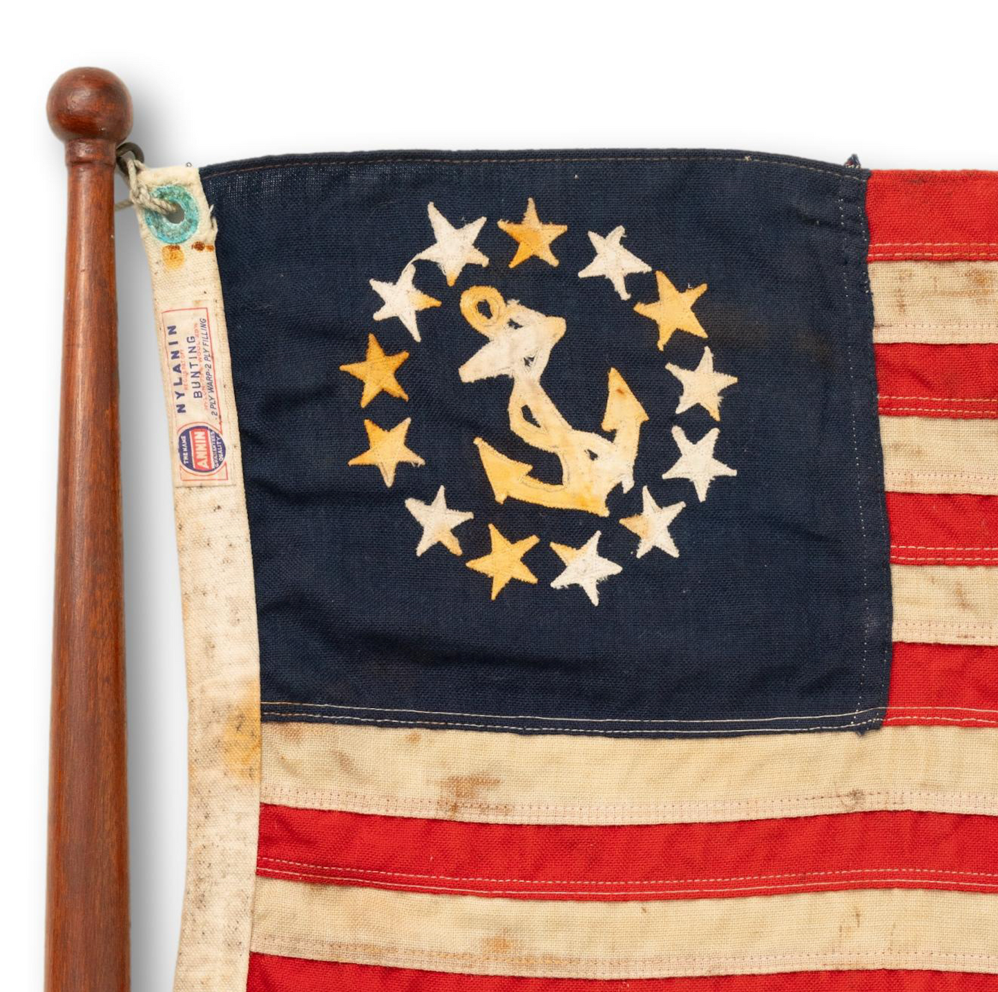 Yacht Ensign on Pole