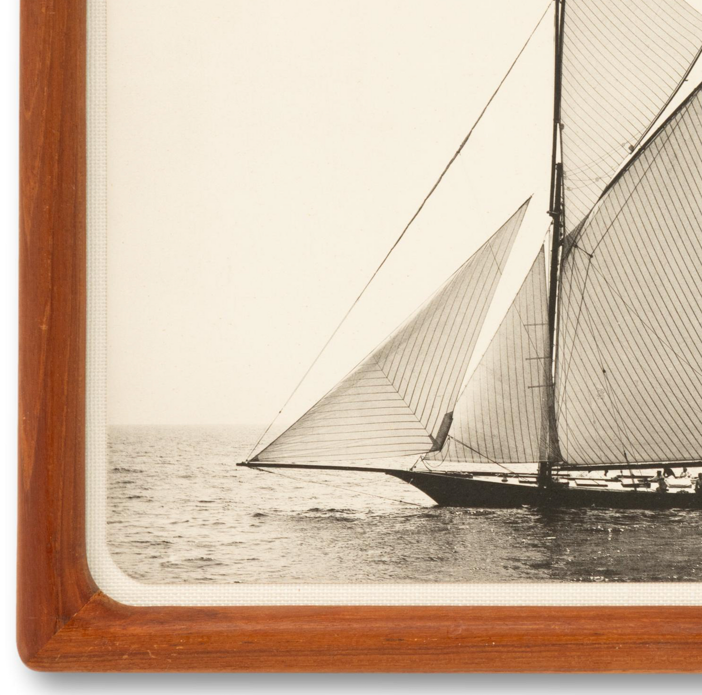 Framed Schooner Photograph