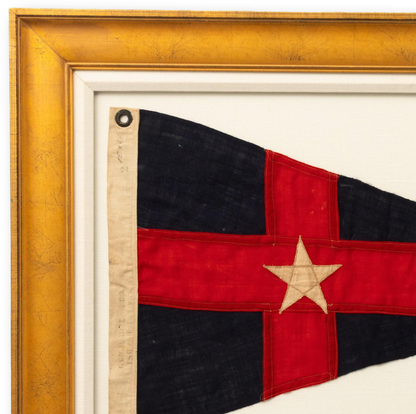 Large Framed Rare New York Yacht Club Burgee