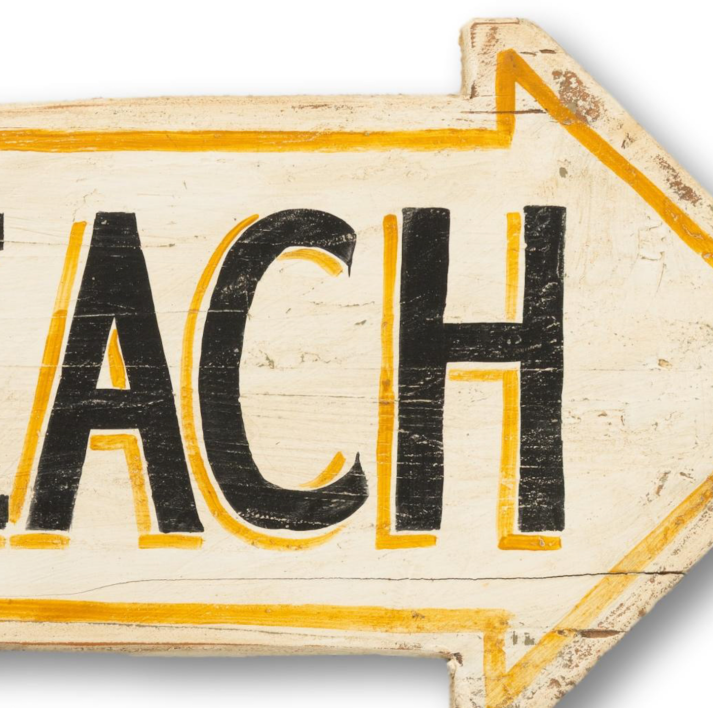 Beach Arrow Sign