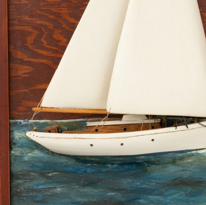 Marblehead Racing Yacht Diorama