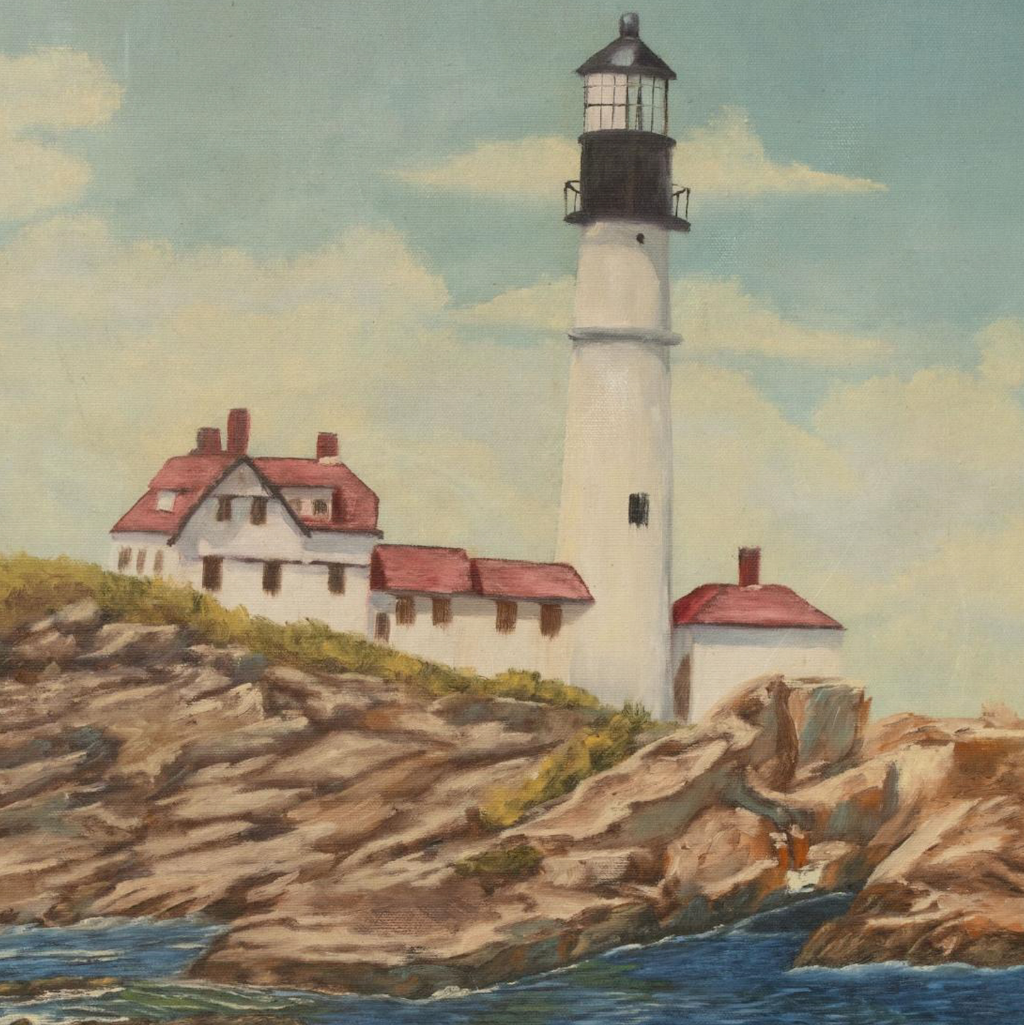 Large Portland Head Lighthouse Painting
