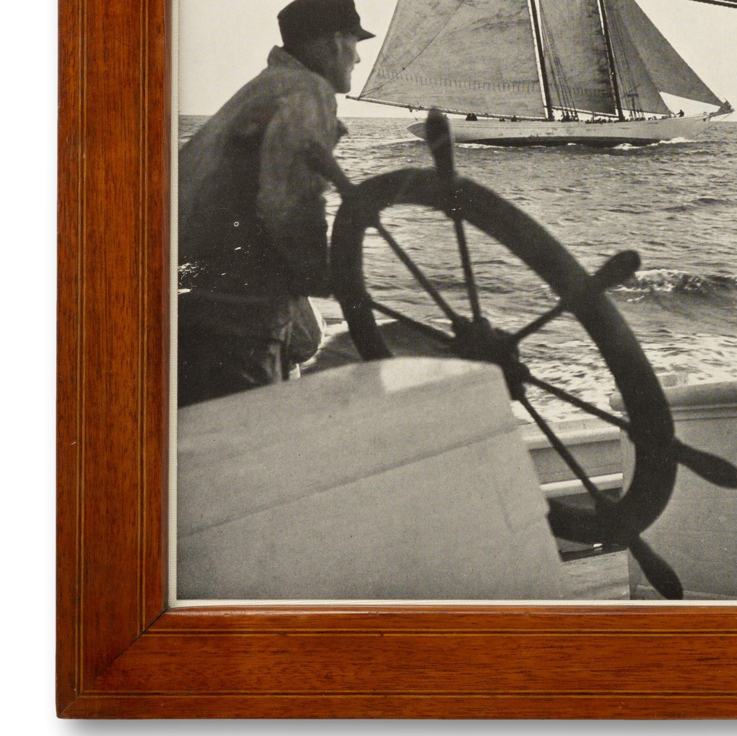 B&W Sailing Photo in Inlay Frame
