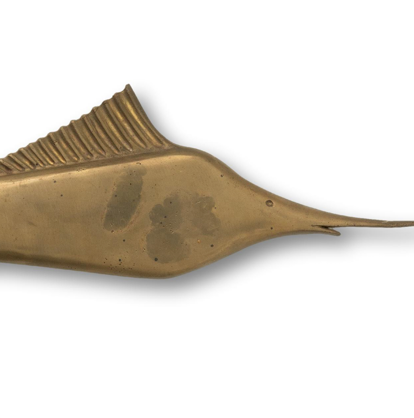 Mid-Century Brass Swordfish