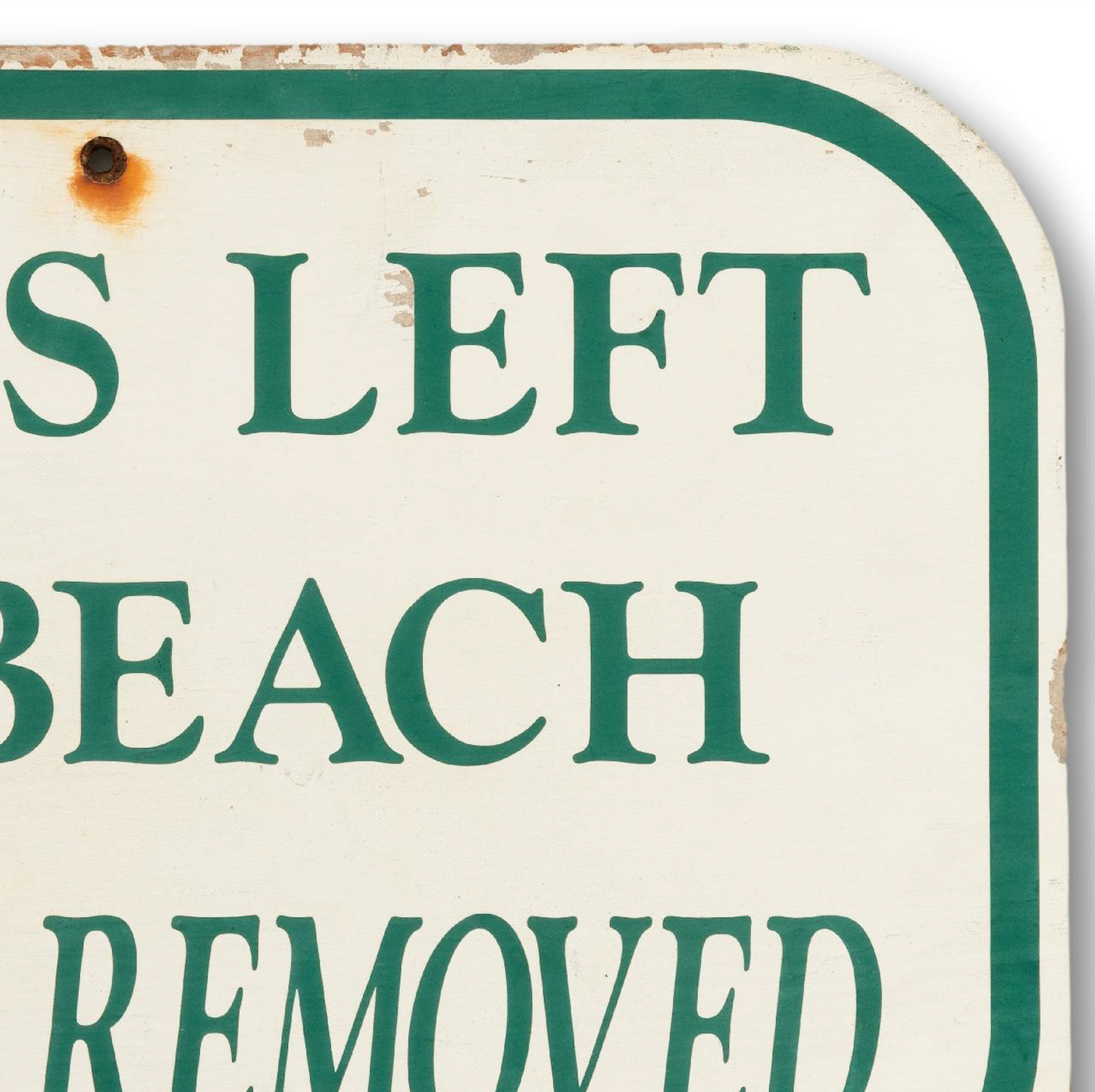 '80s Beach Sign