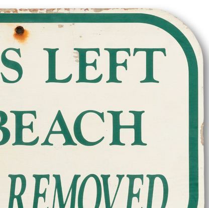 '80s Beach Sign