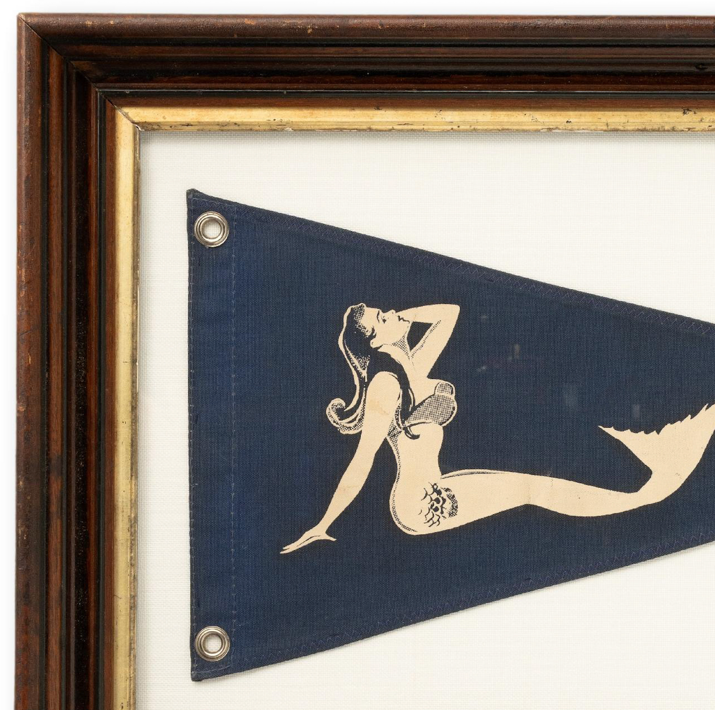 Framed Mermaid Pennant