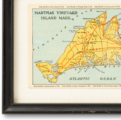 Martha's Vineyard Framed Postcard