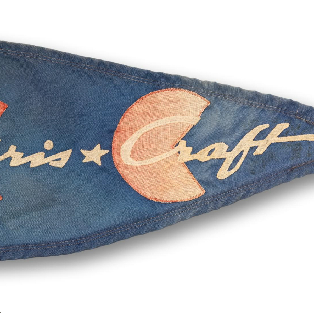 Rare Blue Chris Craft Burgee