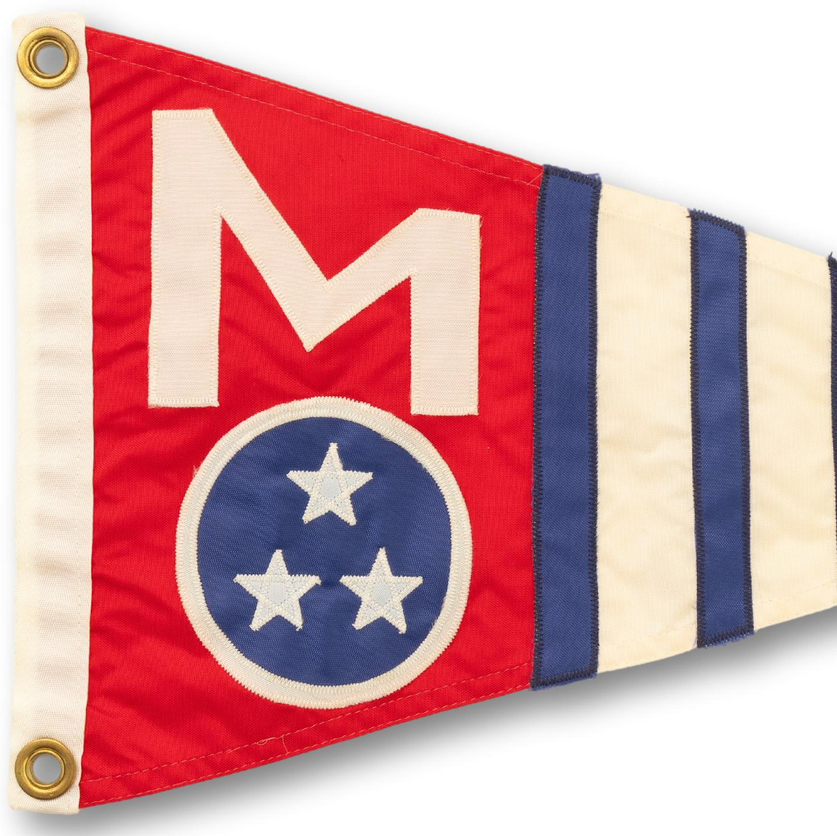 Red, White, and Blue "M" Burgee