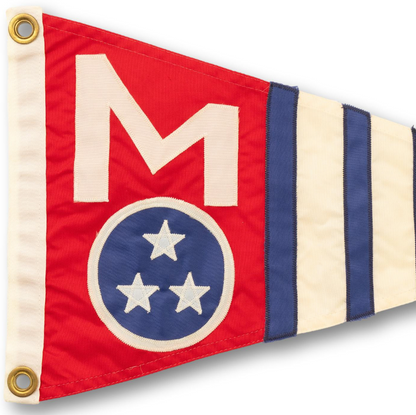 Red, White, and Blue "M" Burgee
