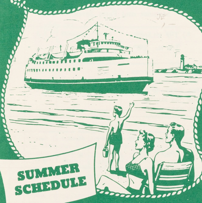 1959 Steamship Summer Schedule