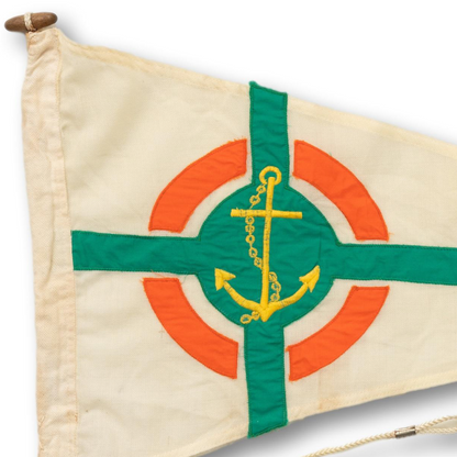 Yacht Burgee w/Irish Linen