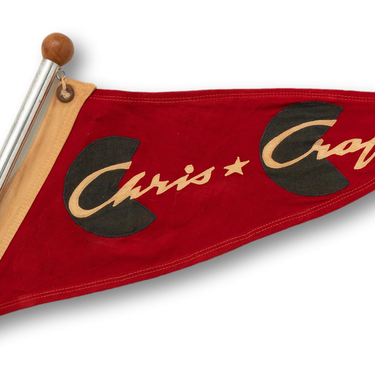 Chris Craft Burgee on Pole