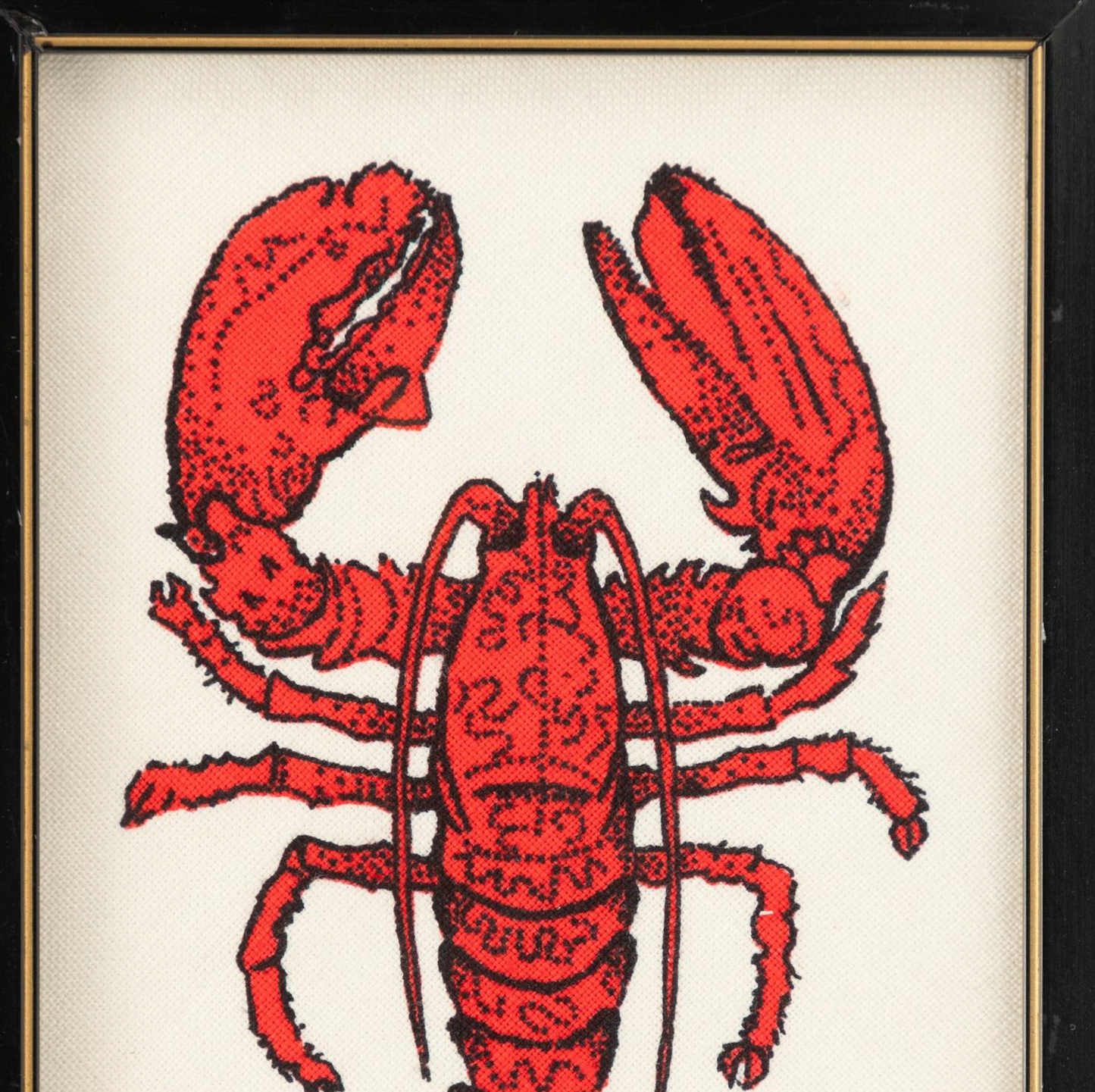 Framed Lobster Linen