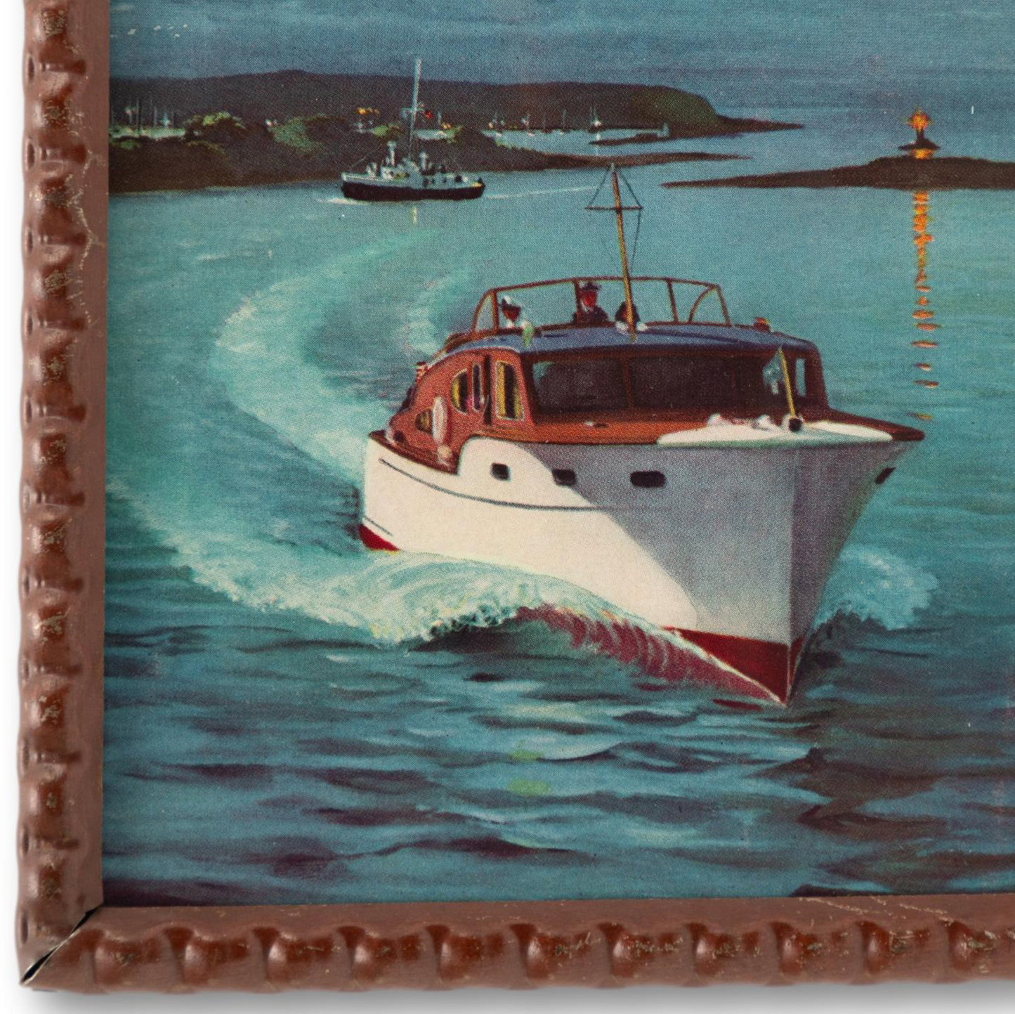 Cruiser at Dusk in Beaded Frame