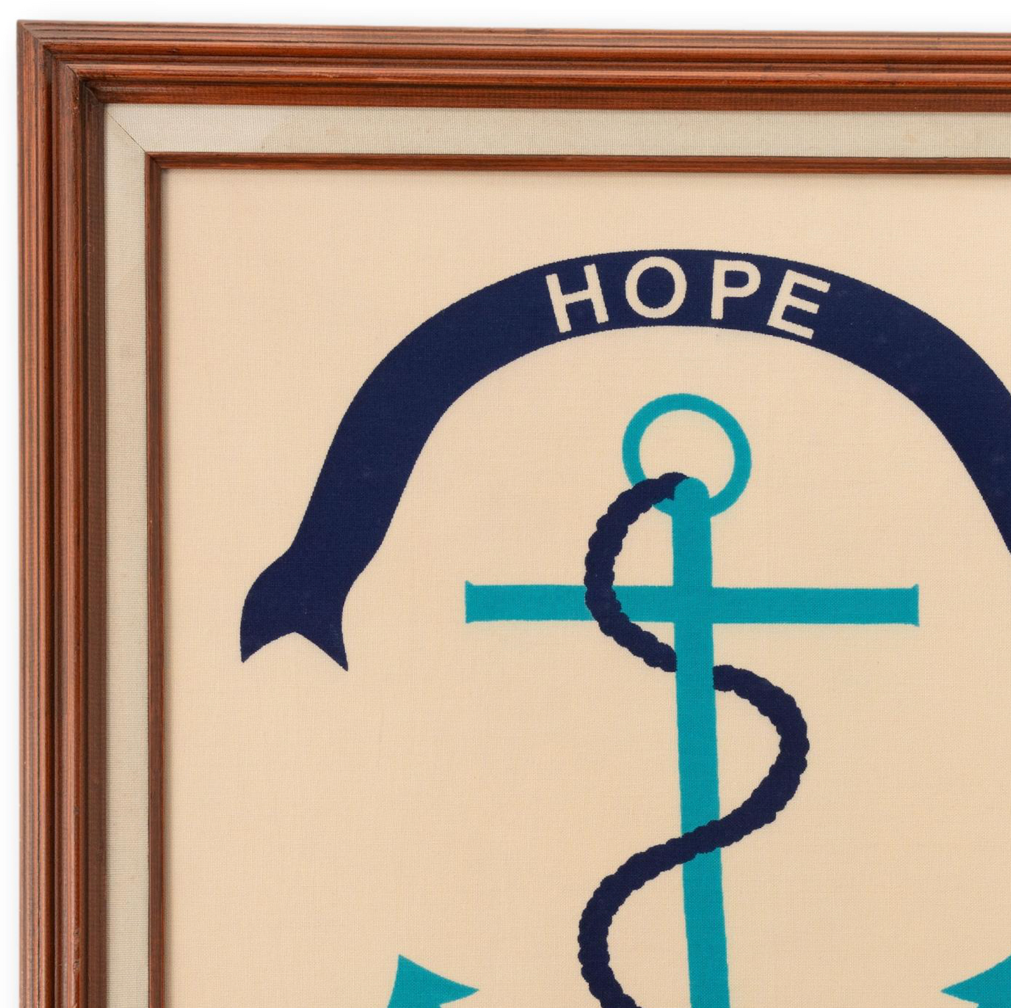 Large Framed Rhode Island "Hope" Flag