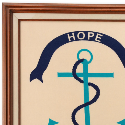 Large Framed Rhode Island "Hope" Flag