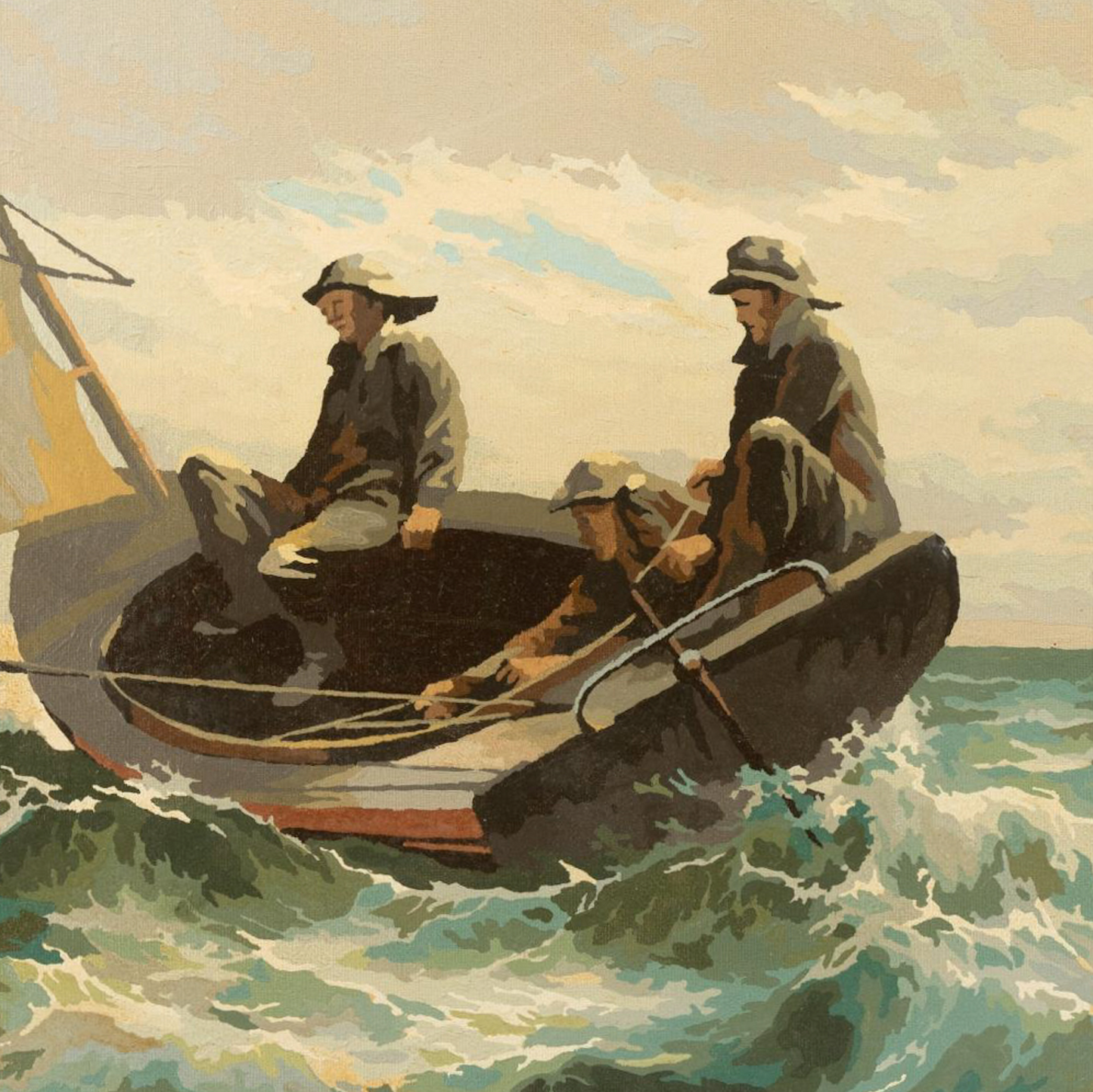 "A Fair Wind" Paint by Number