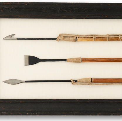 Framed Set of Mini Harpoons