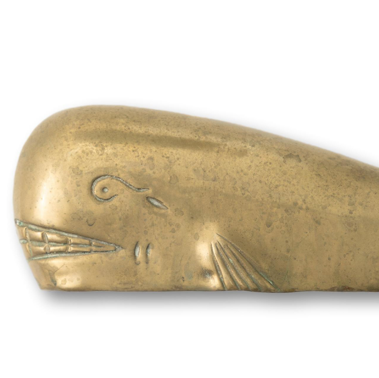 XL Brass Whale