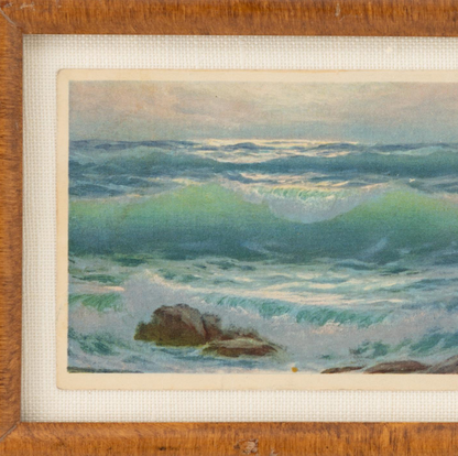 Framed Seascape Postcard