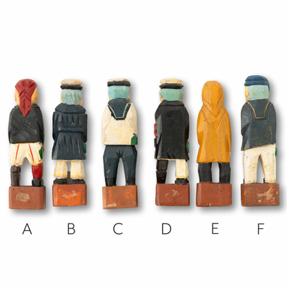 Carved Nautical Guys (Each)