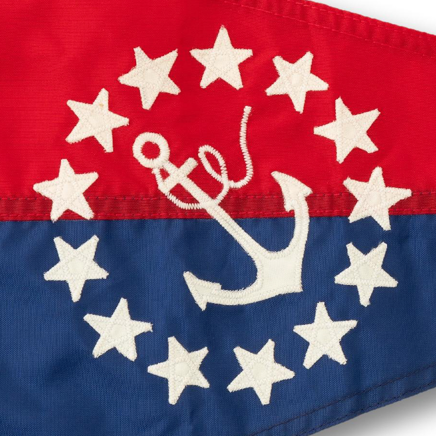 Red & Blue Anchor Flag