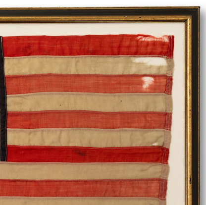 Framed 1920s Yacht Ensign