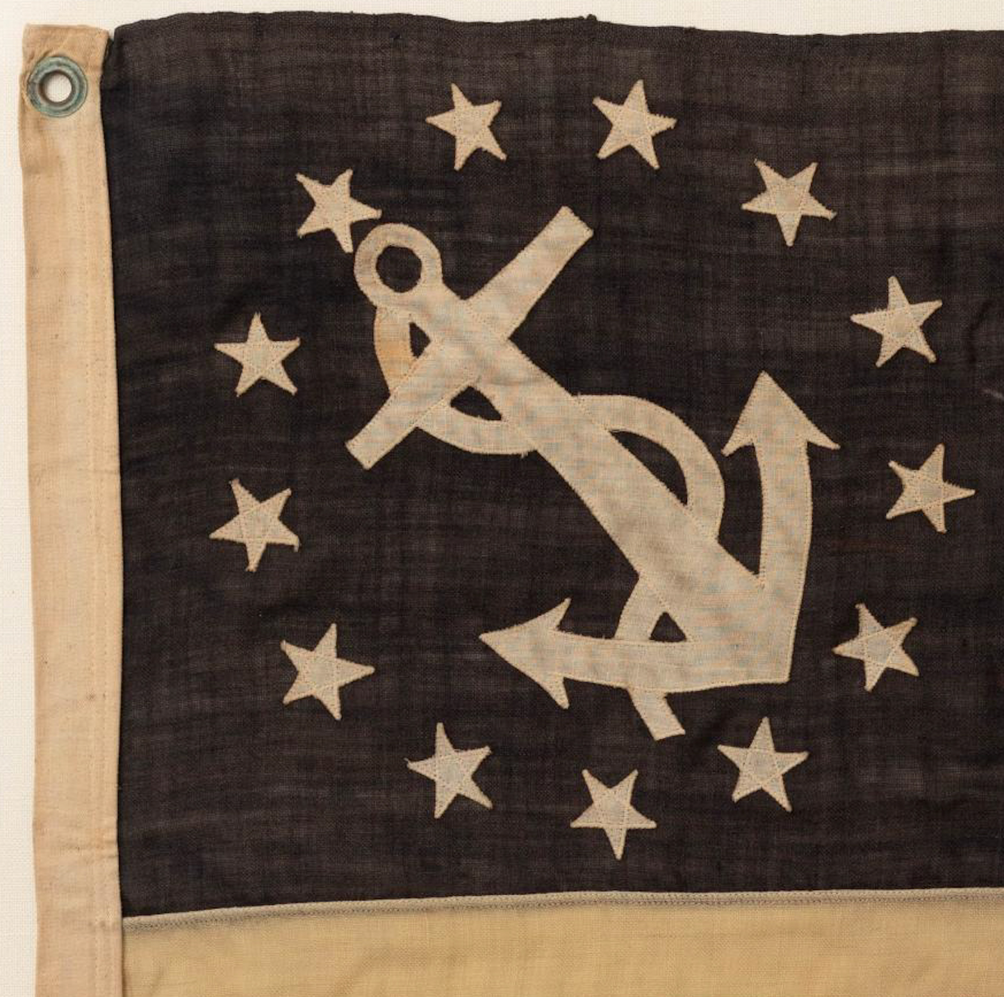 Framed 1920s Yacht Ensign