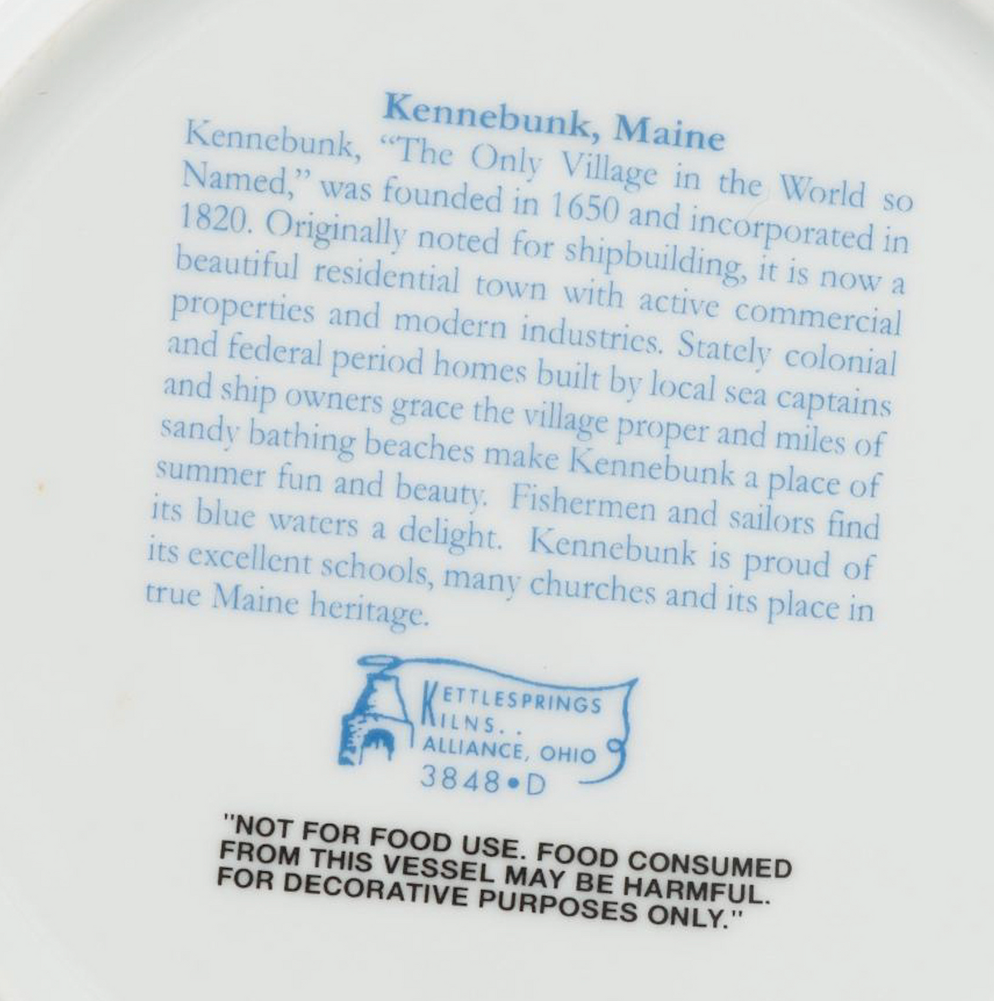 Kennebunk Plate