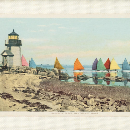 Framed Rainbow Fleet Postcard