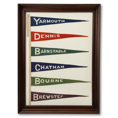 Framed Cape Cod Towns Pennants
