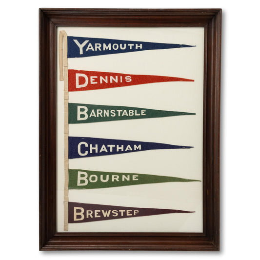 Framed Cape Cod Towns Pennants
