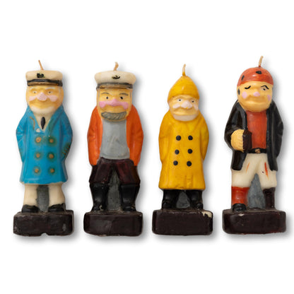 Set of 4 Old Salt Candles