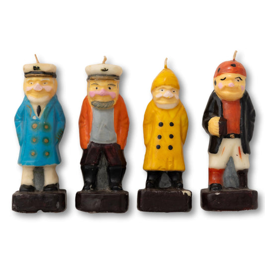 Set of 4 Old Salt Candles