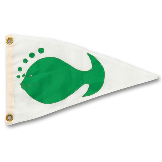 Green Fish Flag